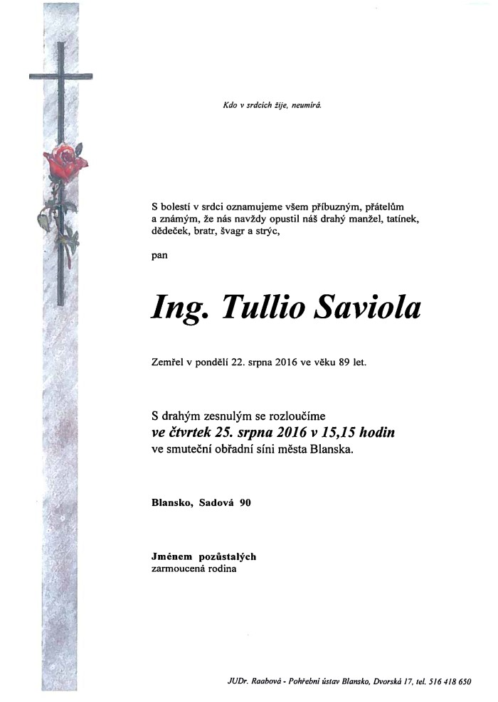 Ing. Tullio Saviola