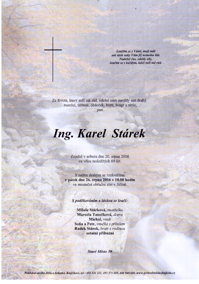 Ing. Karel Stárek