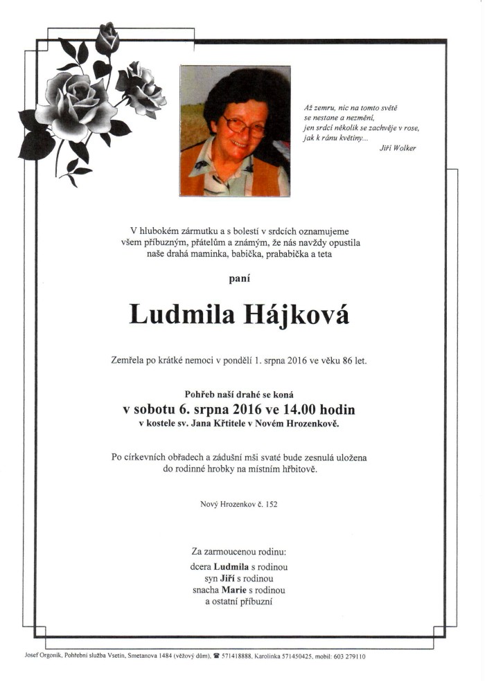 Ludmila Hájková