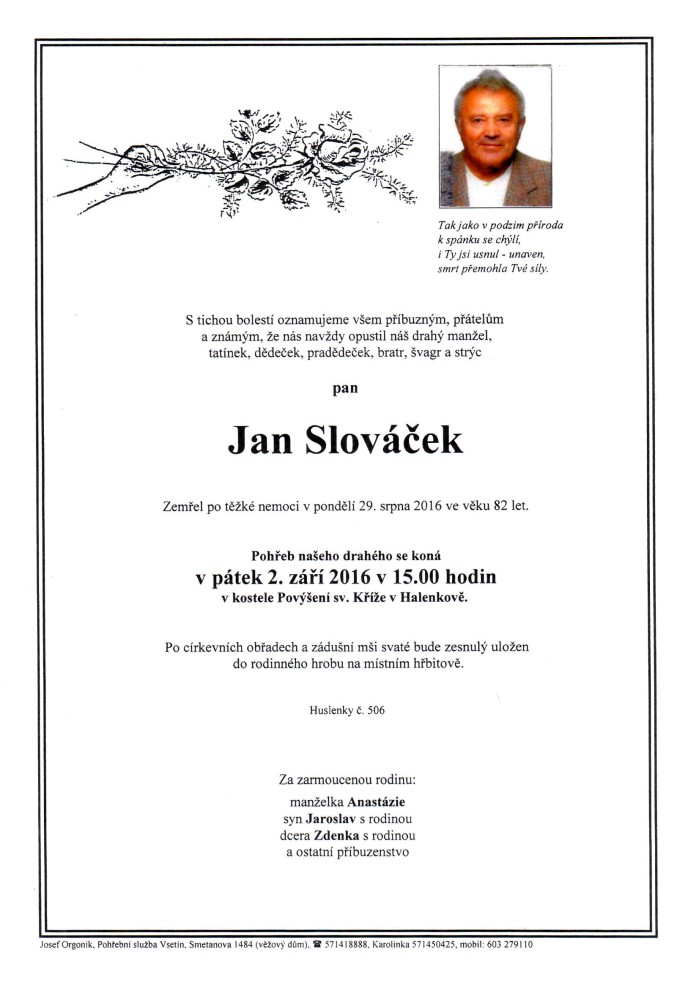 Jan Slováček
