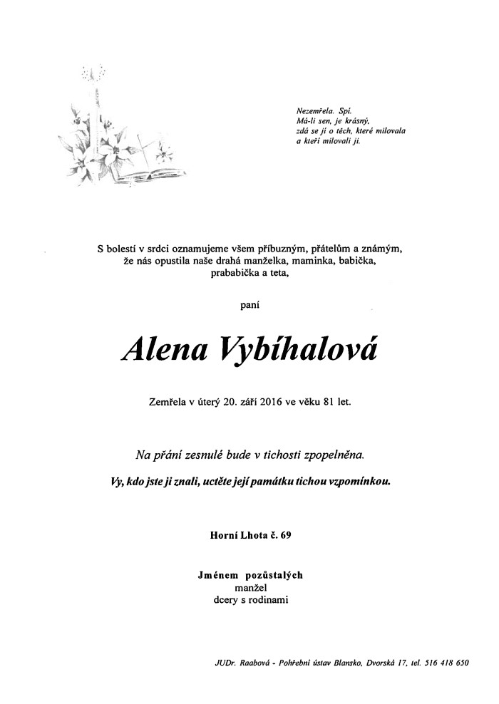 Alena Vybíhalová