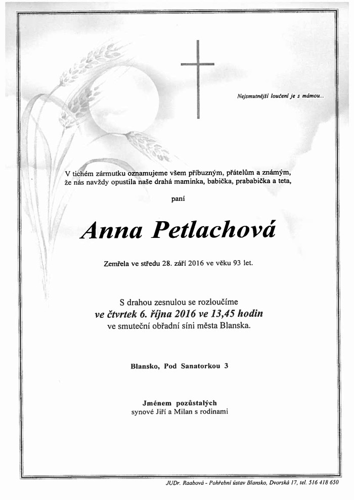 Anna Petlachová
