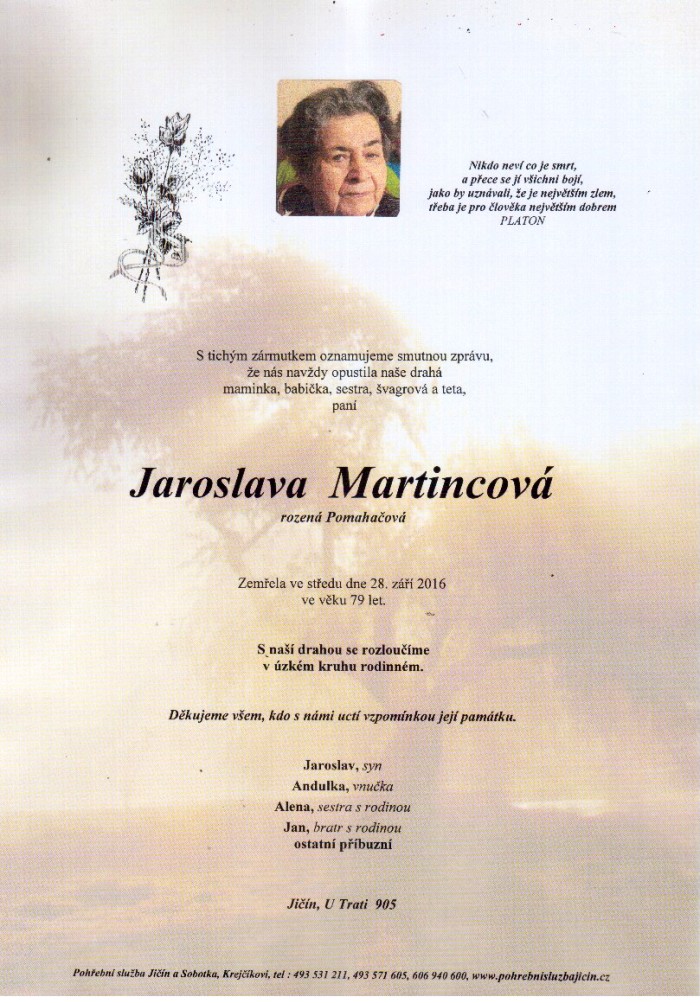 Jaroslava Martincová