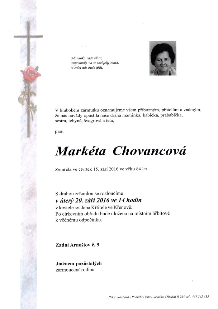Markéta Chovancová