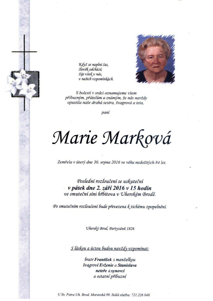 Marie Marková