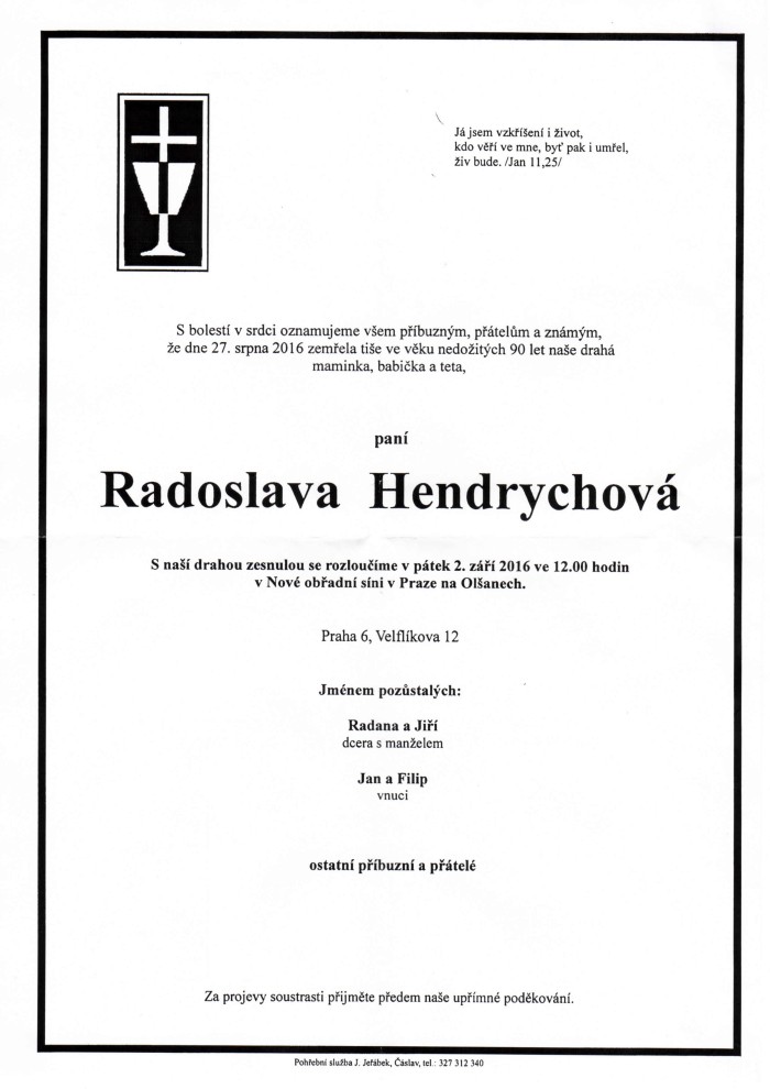 Radoslava Hendrychová
