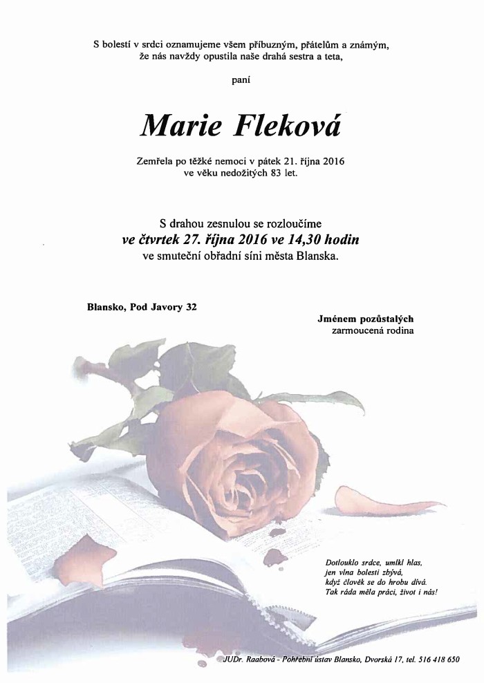 Marie Fleková