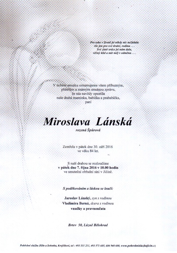 Miroslava Lánská