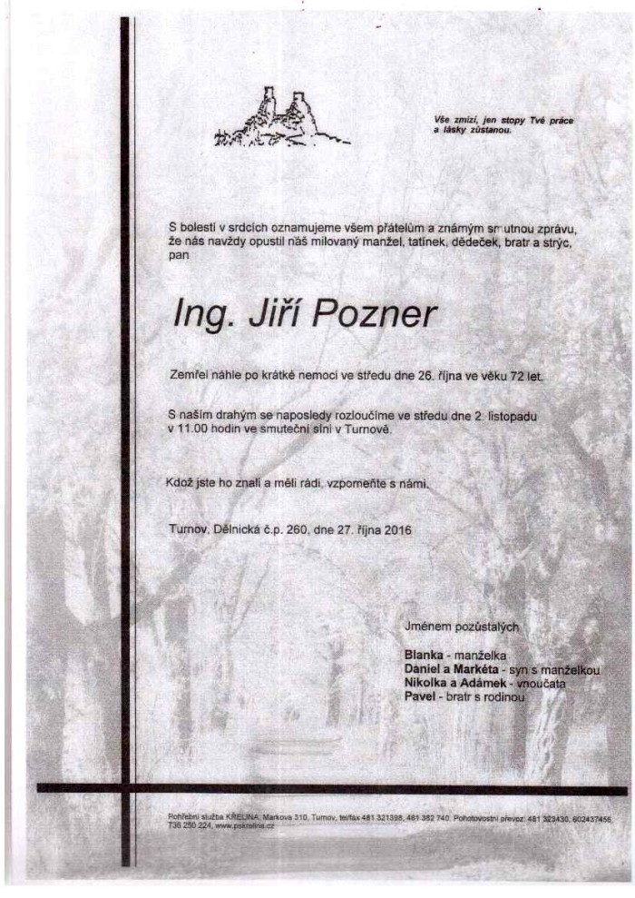Ing. Jiří Pozner