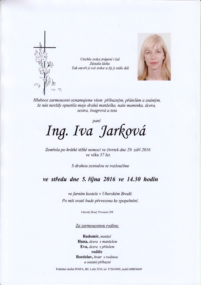 Ing. Iva Jarková