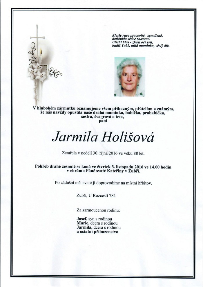 Jarmila Holišová