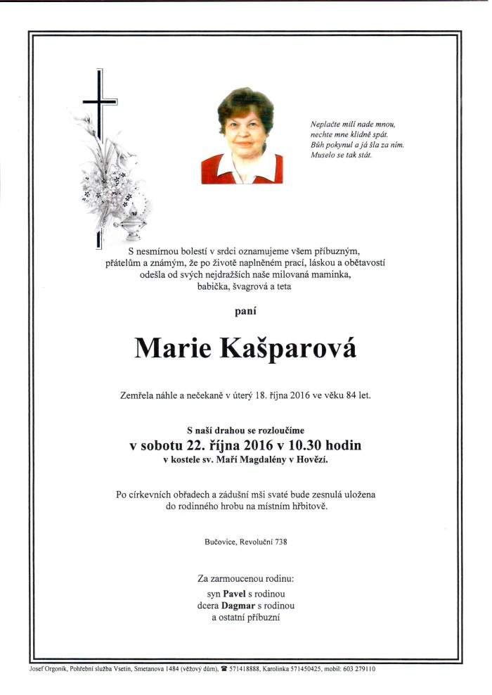 Marie Kašparová