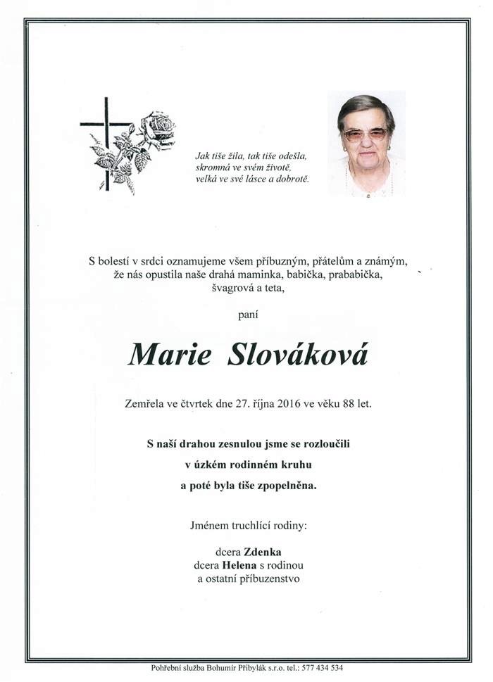 Marie Slováková