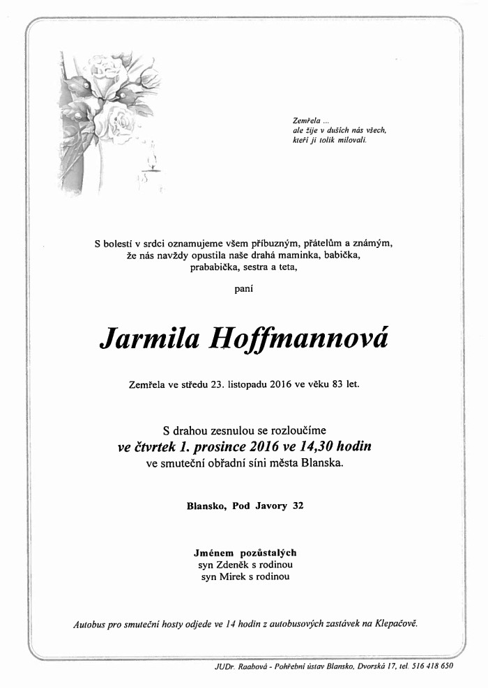 Jarmila Hoffmannová
