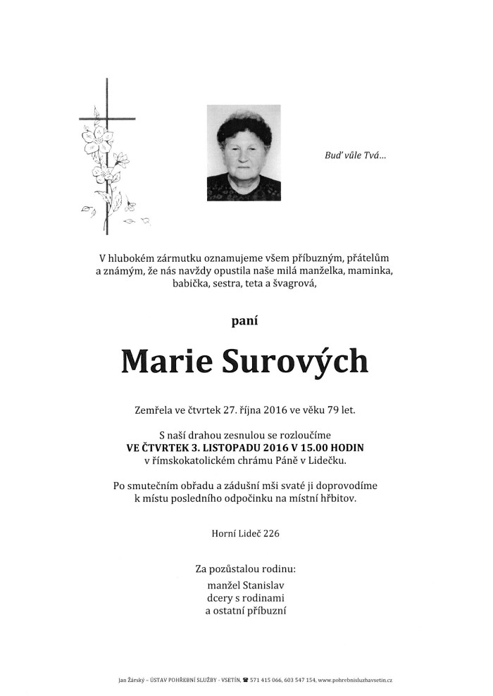 Marie Surových