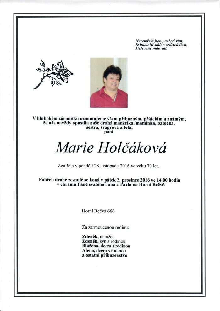 Marie Holčáková