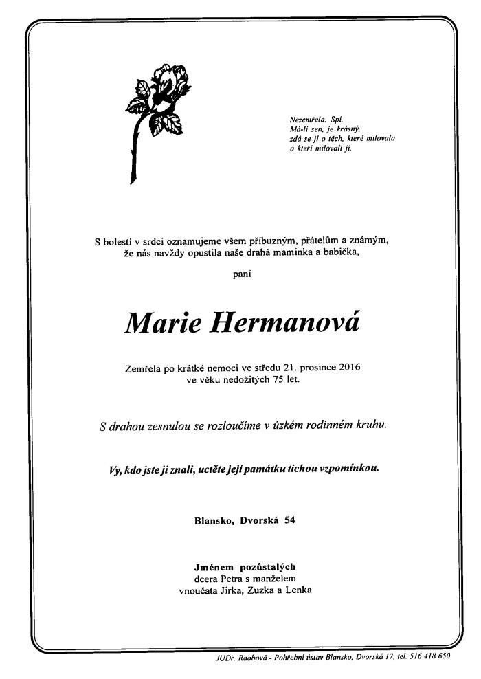 Marie Hermanová