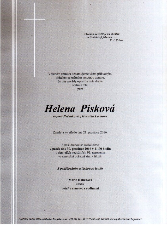 Helena Pisková