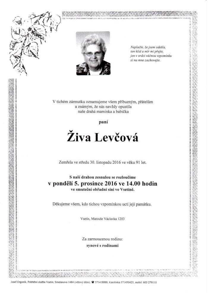 Živa Levčová