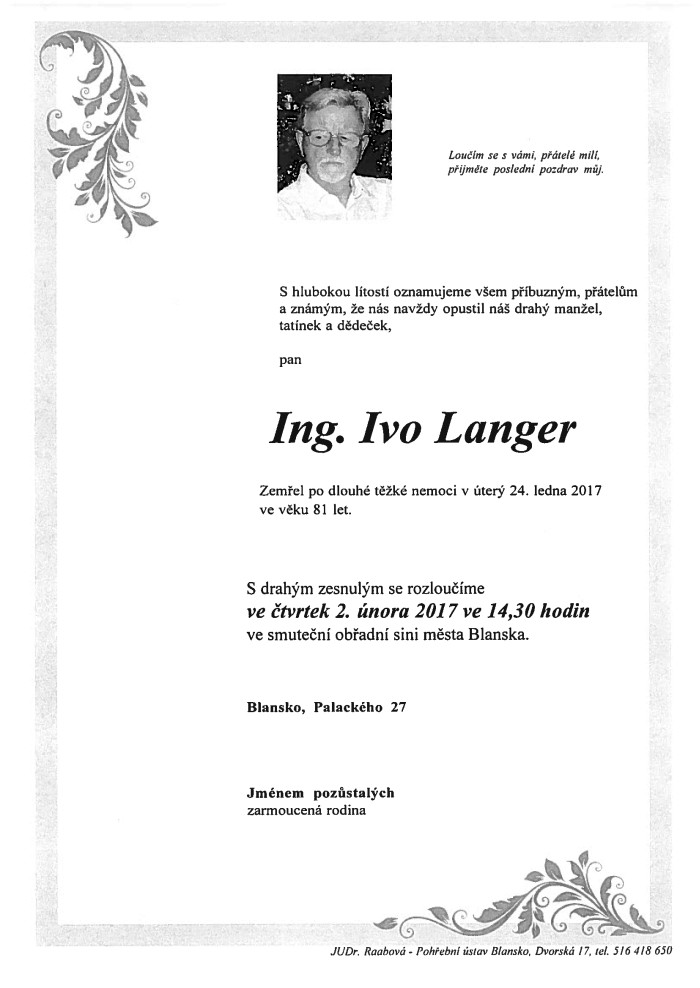 Ing. Ivo Langer