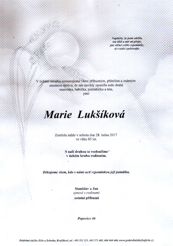 Marie Lukšíková