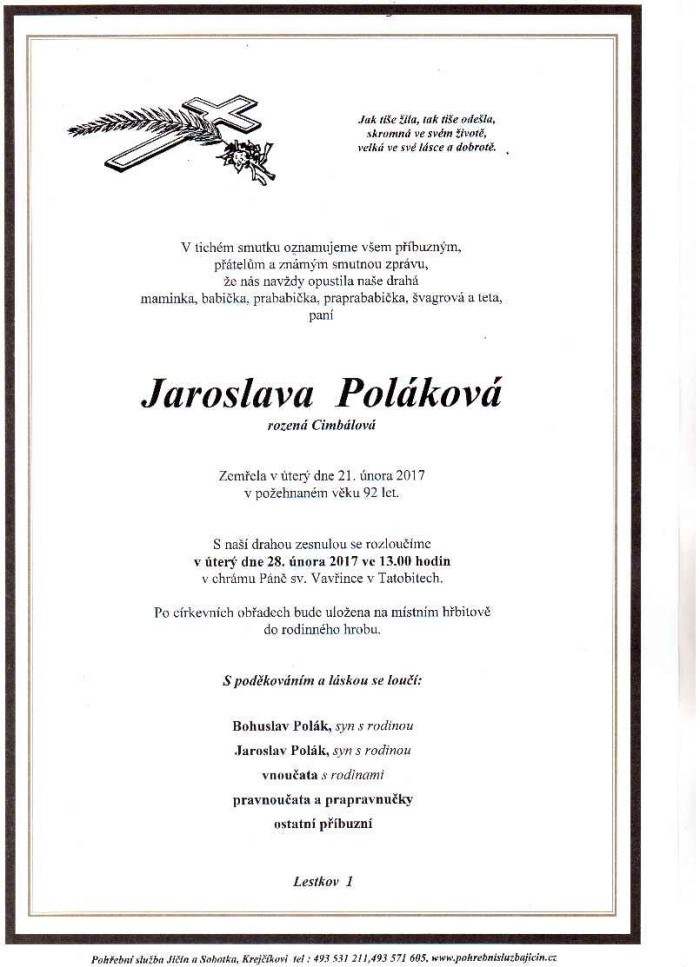 Jaroslava Poláková