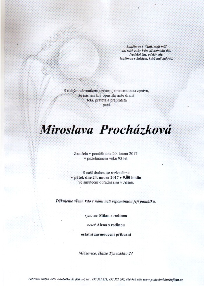 Miroslava Procházková