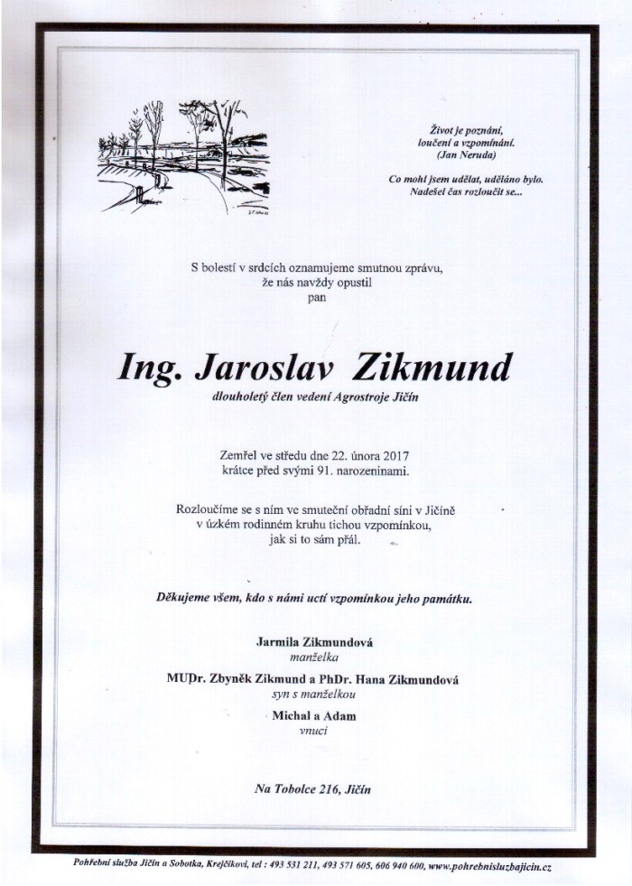 Ing. Jaroslav Zikmund