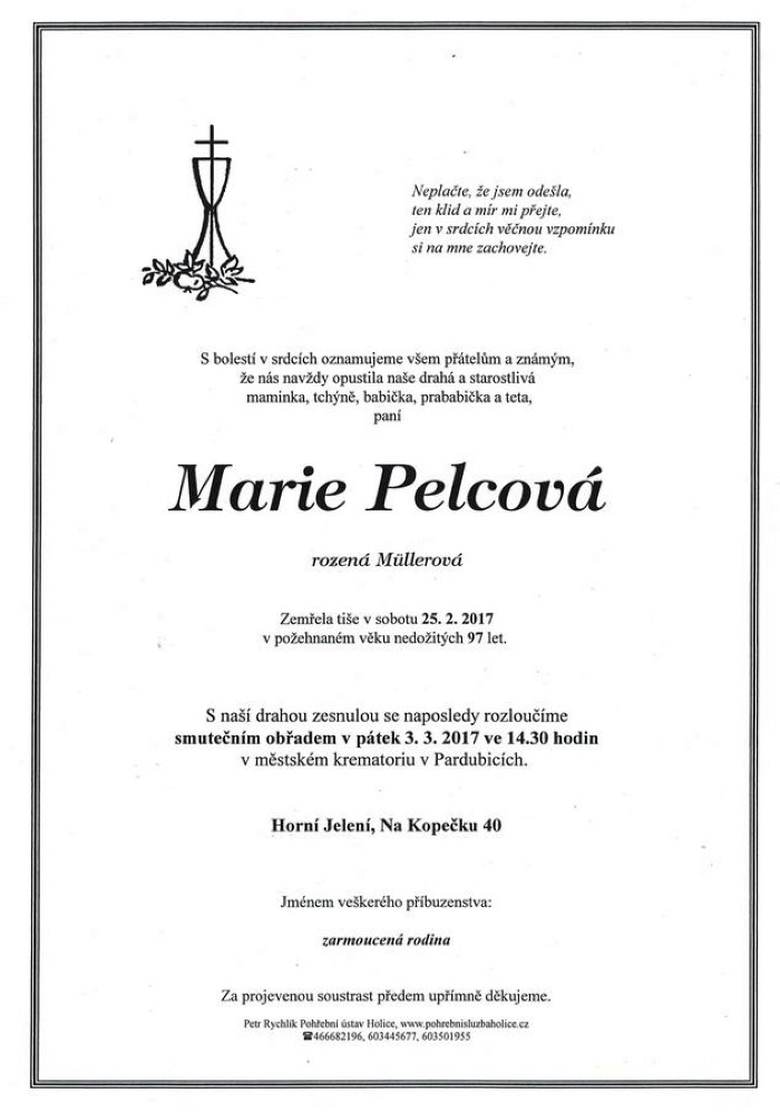 Marie Pelcová