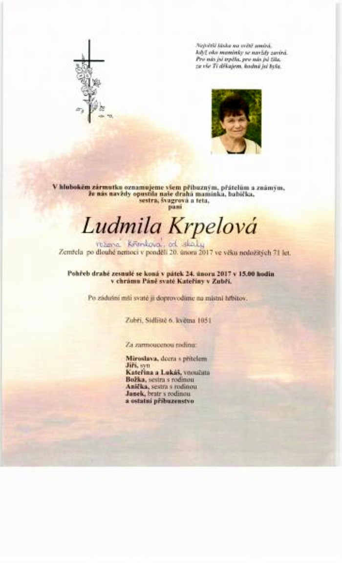 Ludmila Krpelová