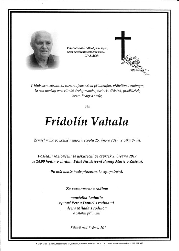 Fridolín Vahala