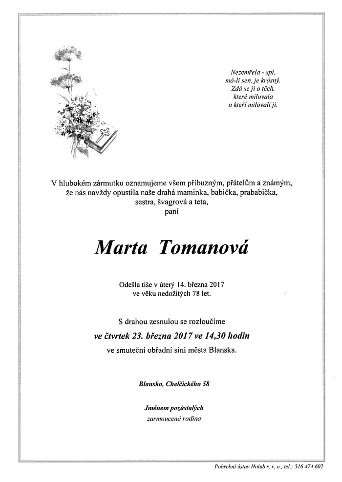Marta Tomanová