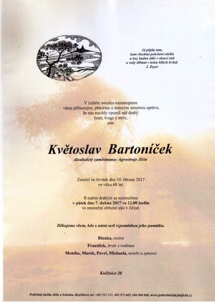 Květoslav Bartoníček