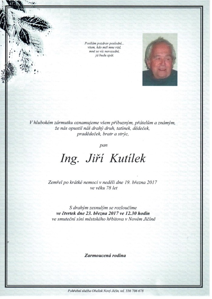 Ing. Jiří Kutílek