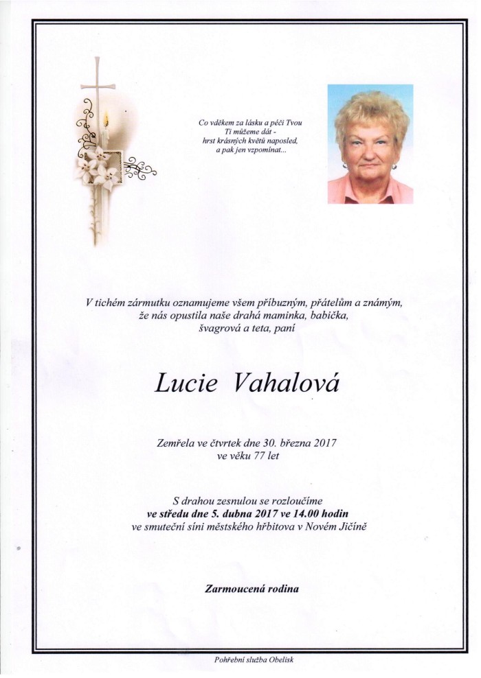 Lucie Vahalová
