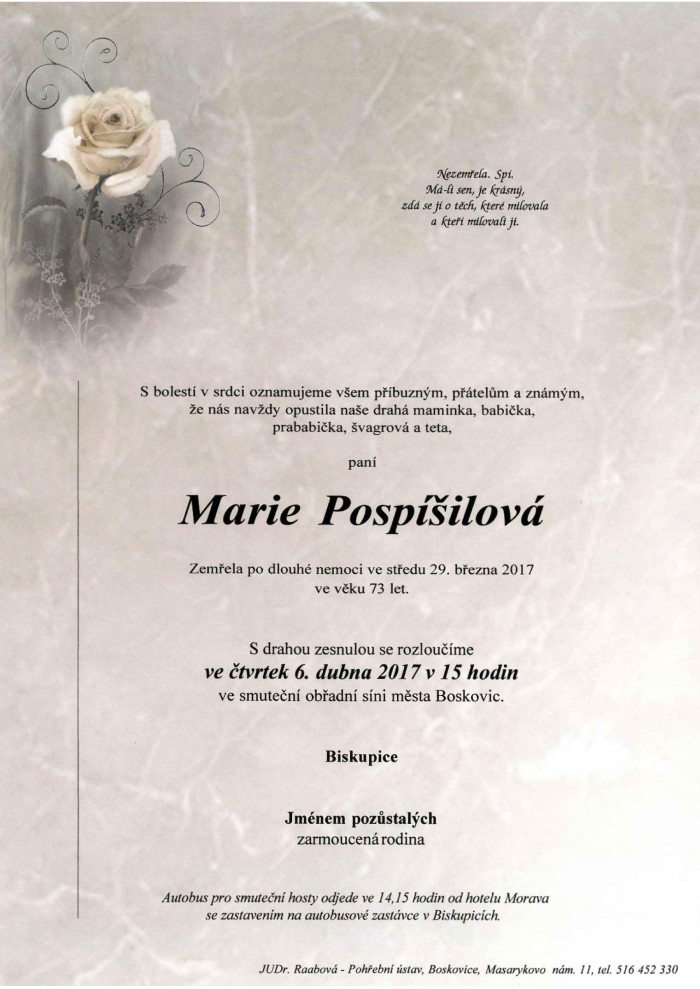 Marie Pospíšilová