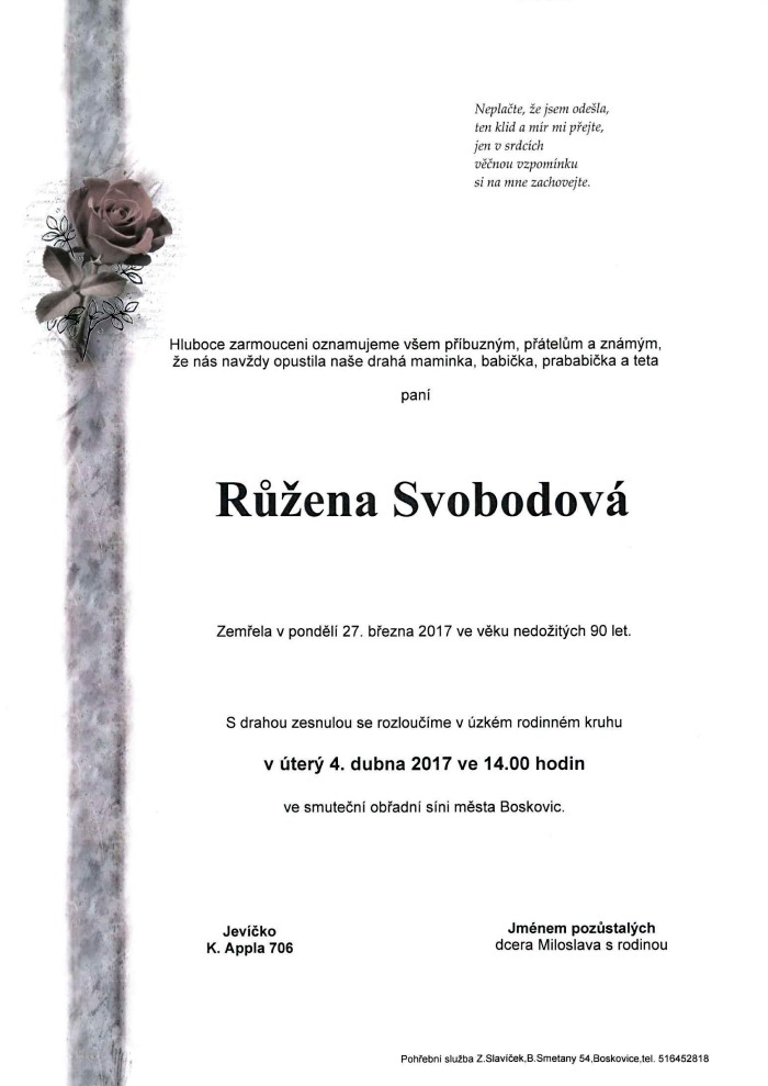 Růžena Svobodová