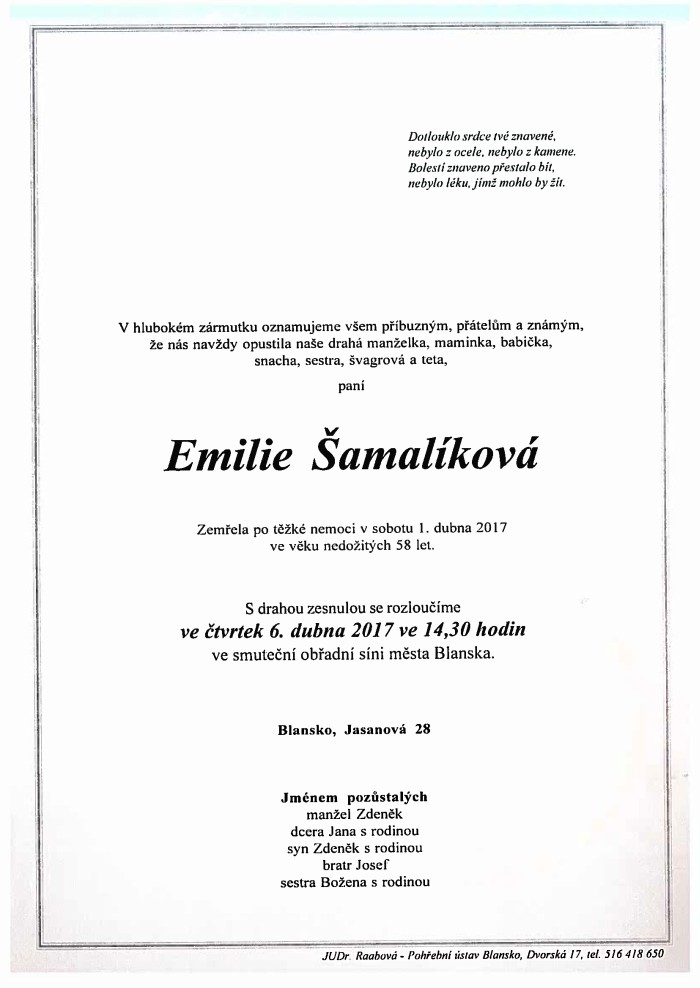 Emilie Šamalíková
