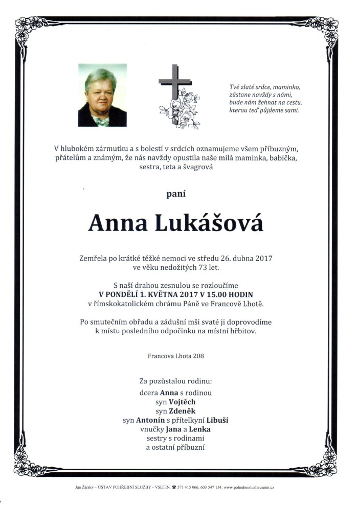 Anna Lukášová