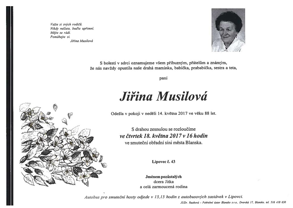Jiřina Musilová