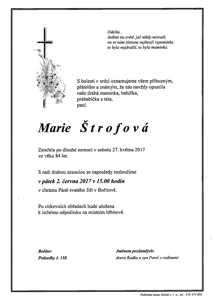 Marie Štrofová
