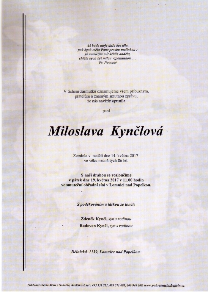 Miloslava Kynčlová