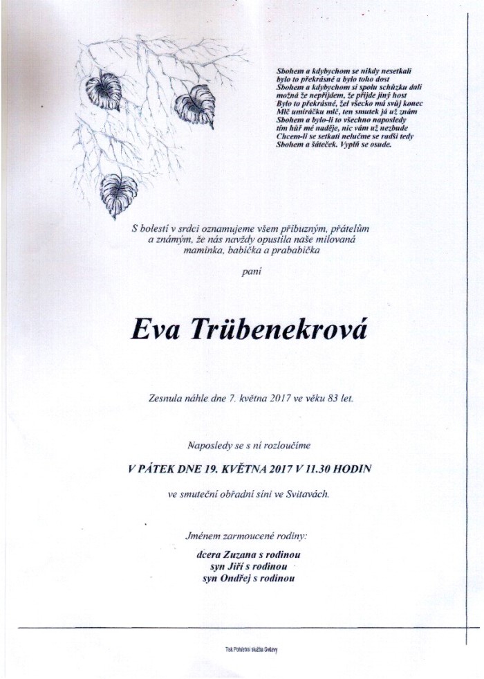 Eva Trübenekrová