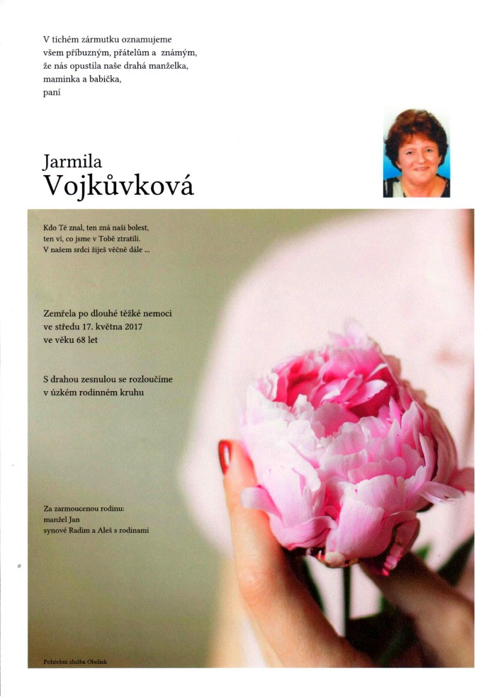 Jarmila Vojkůvková