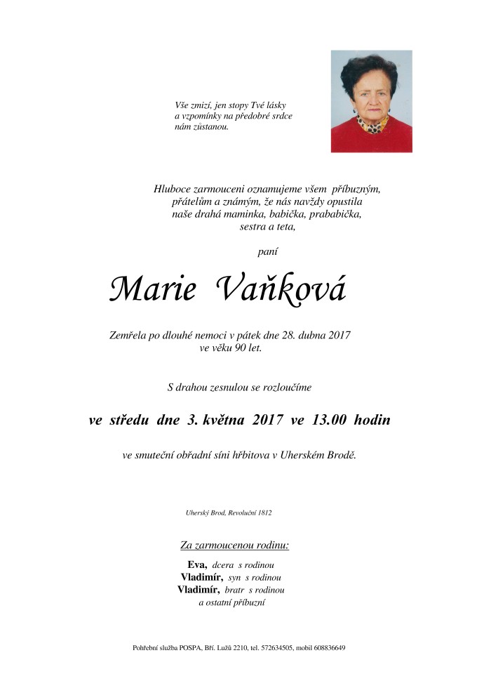 Marie Vaňková