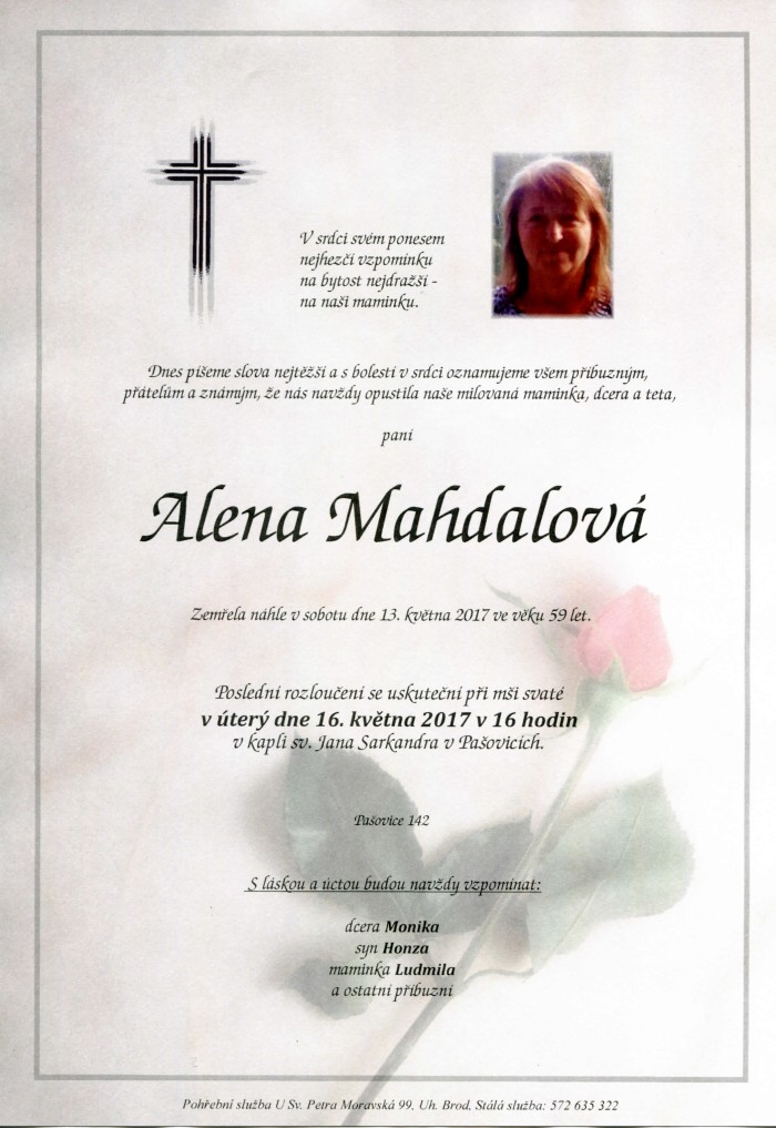 Alena Mahdalová