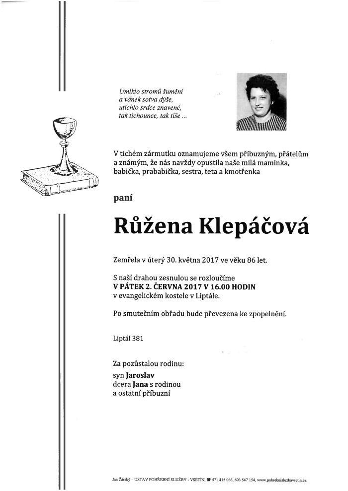 Růžena Klepáčová