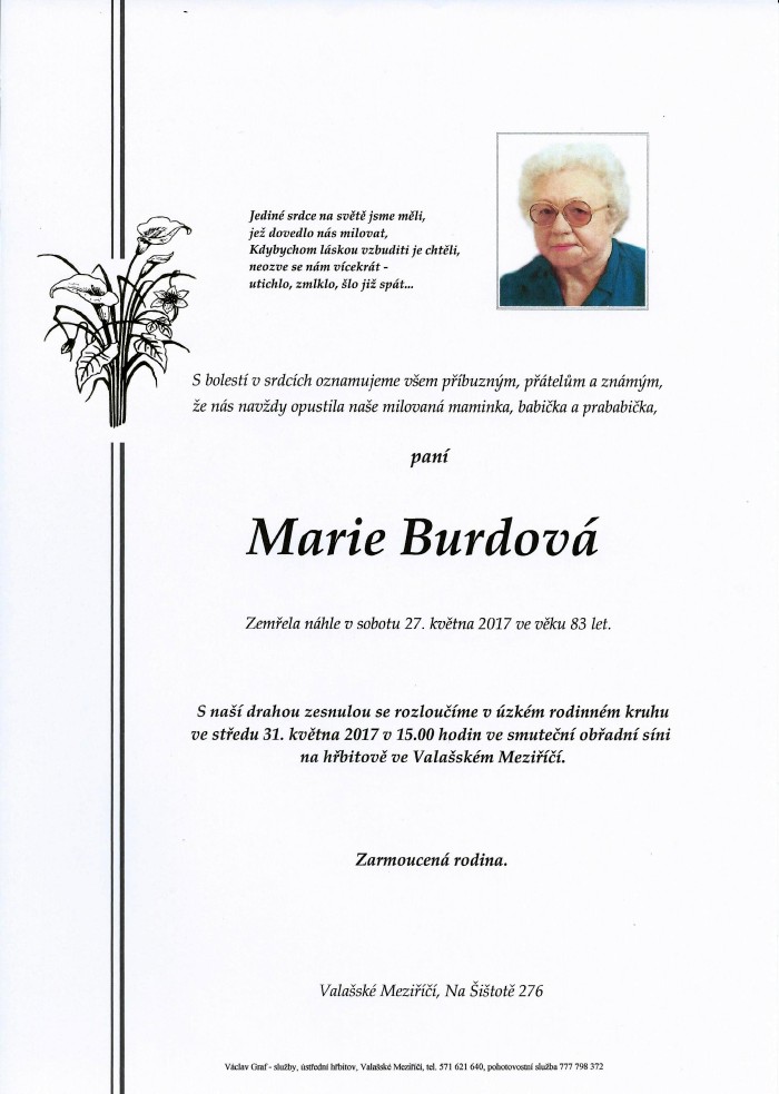 Marie Burdová