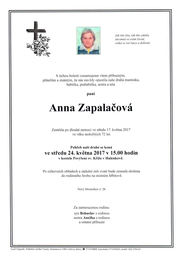Anna Zapalačová