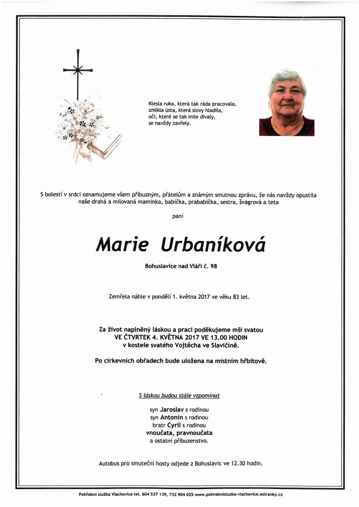 Marie Urbaníková
